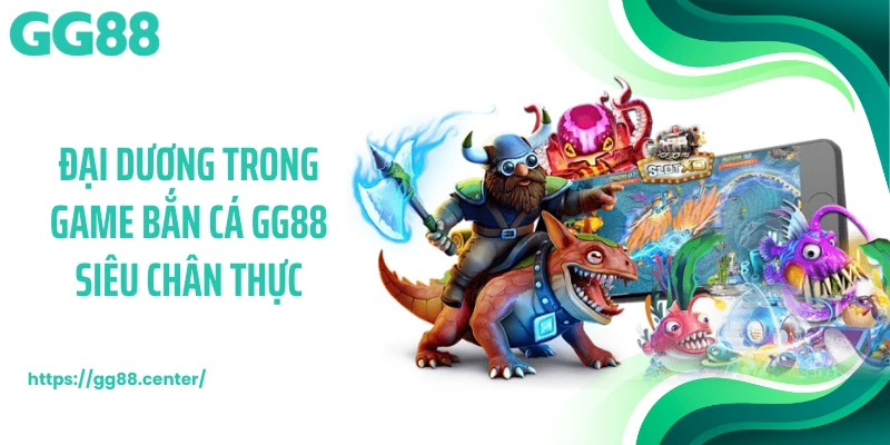 Đại dương trong game bắn cá GG88 siêu chân thực